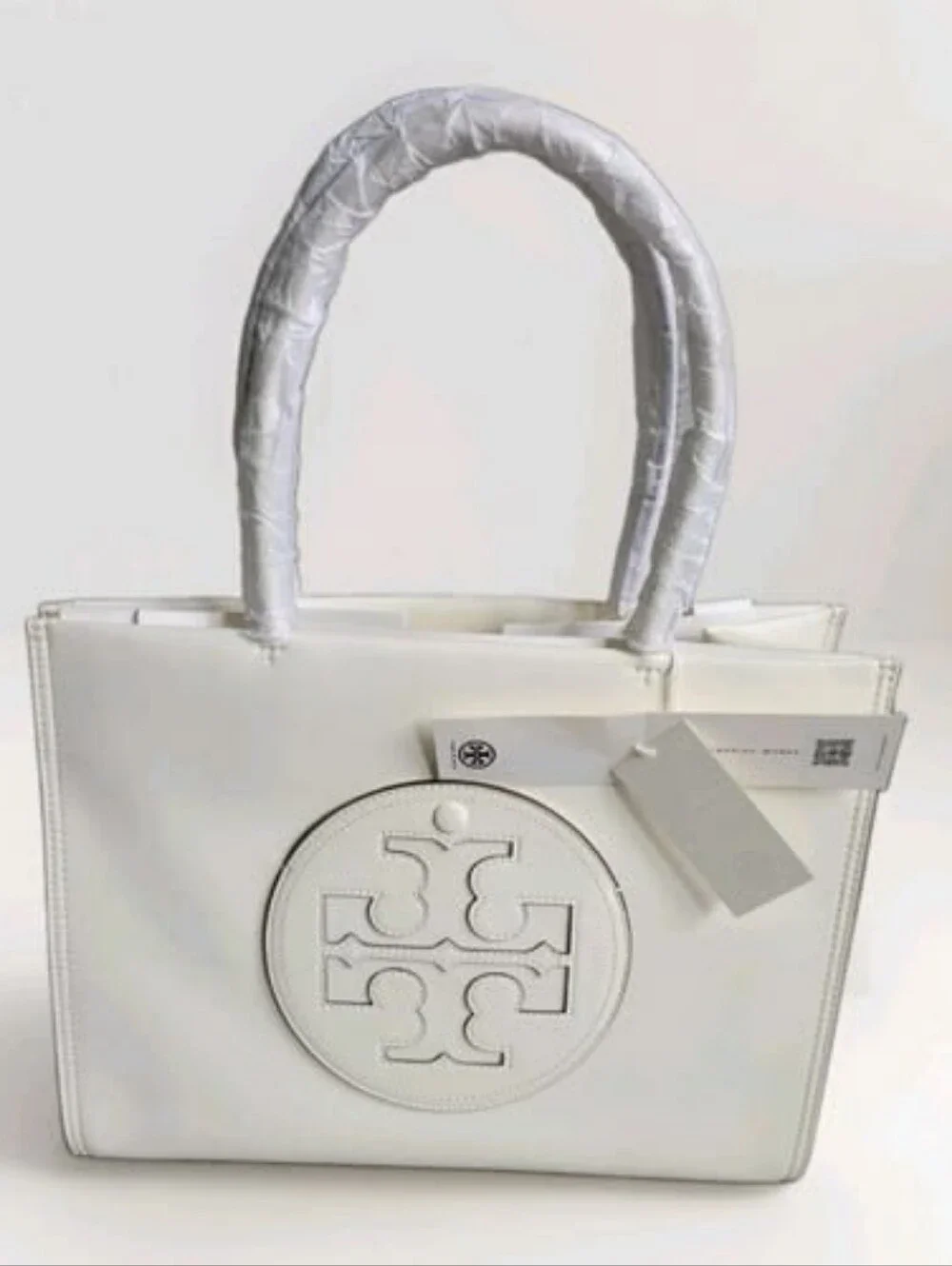 Tory Burch Warm White Small Ella Bio Tote Nwt